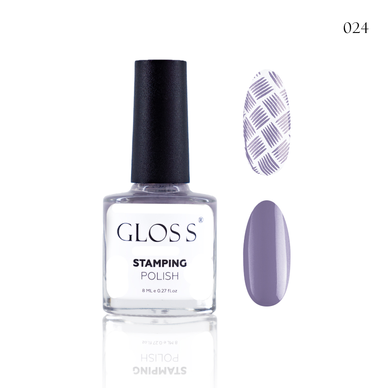 GLOSS Stamping polish 24, 8 ml (lilac)